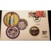 Набір із 11 пам’ятних монет Spirit of the 60s з конвертами Першого Дня (50121)