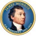 Набір із президентських доларів. 9 кольорових монет номіналом $1, США, 2009. Законний платіжний засіб (50122)
