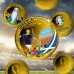 Офіційний набір монет  збірної Шотландії з футболу ЄВРО-2024 покритих золотом 999 проби. З сертифікатом автентичності (50156)