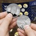 50 пенсів, острів Вознесіння, 2025 - Посріблена монета "85-та річниця битви за Британію". Законний платіжний засіб (50187)