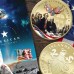 1 долар, острови Піткерн, 2023 – "Історичні події США - Декларація незалежності" Монета з альбомом і вкрита 24-каратним золотом. Законний платіжний засіб (50209)