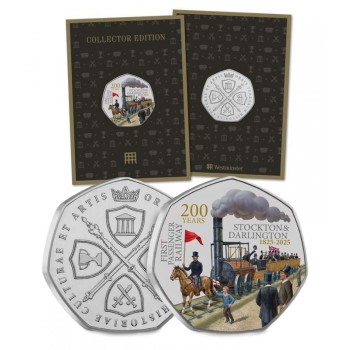 Пам'ятна монета "Перша пасажирська залізниця" (50219)