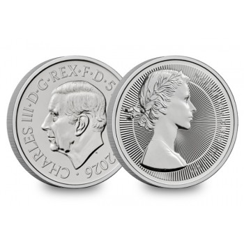 5 фунтів, Великобританія, 2026 - "Сторіччя Королеви Єлизавети II". Портрет №1 (1953-1967). Законний платіжний засіб (50220)