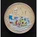 1 долар, Соломонові острови, 2000 - "Олімпійські ігри 2000 року в Сіднеї - Плавання". У коробці із сертифікатом. Законний платіжний засіб (50230)