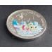 1 долар, Соломонові острови, 2000 - "Олімпійські ігри 2000 року в Сіднеї - Плавання". У коробці із сертифікатом. Законний платіжний засіб (50230)