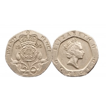 20 пенсів, Великобританія, 1995. Законний платіжний засіб (в обігу) (50363)