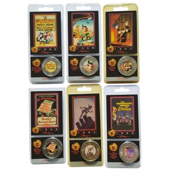 Колекційний набір із 6 монет Disney Decades Coins від Disney (50380)
