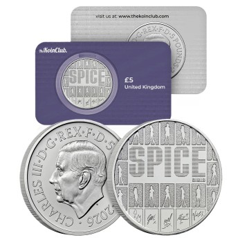5 фунтів, Великобританія, 2026 – Spice Girls. Законний платіжний засіб (50390)