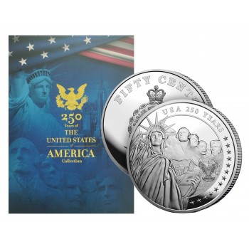 50 центів, Ніуе, 2026 - "250 років США: Колекція гора Рашмор". Законний платіжний засіб (50402)