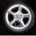 Вісь задня з гальмом та двома колесами в зборі до коляски Geoby SC705 (двійня) (псевдогума) (28826)