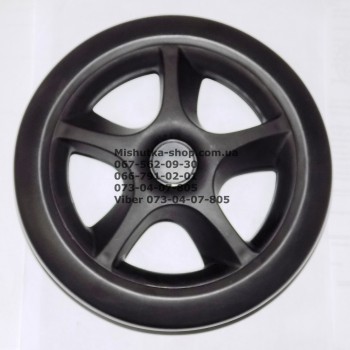 Колесо заднє до коляски Geoby С409/C409M (чорне) (діаметр диска 160мм, ширина 30мм) (29040)