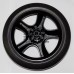 Колесо заднє до коляски Geoby С409/C409M (чорне) (діаметр диска 160мм, ширина 30мм) (29040)