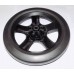 Колесо заднє до коляски Geoby С409/C409M (чорне) (діаметр диска 160мм, ширина 30мм) (29040)