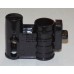 Осьовий блок переднього колеса + фіксатор у зборі до коляски Geoby D222, D205, D208, D209 (чорний-чорний) (29070)