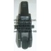 Осьовий блок заднього колеса + гальмівна педаль до коляски Geoby D208, D205, D209, D388 (чорний корпус - чорна педаль) (d=16мм, 16*16мм) (28103)
