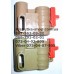 Осьовий блок переднього колеса + фіксатор у зборі до коляски Geoby D222, D205, D208, D209 (коричневий (28215)
