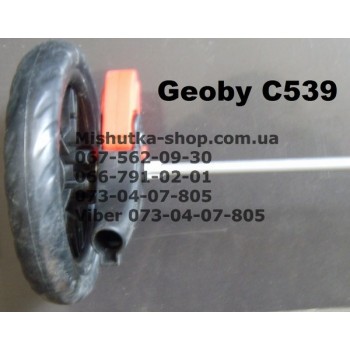 Вісь задня з гальмом та осьовими блоками до коляски Geoby С539 (17312)