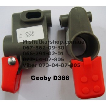 Осьовий блок переднього колеса + фіксатор у зборі до коляски Geoby D388 (17354)