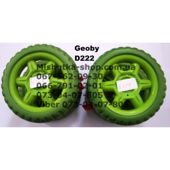 Блок переднього колеса до коляски Geoby D222 (зелений) (125*6) (17364)