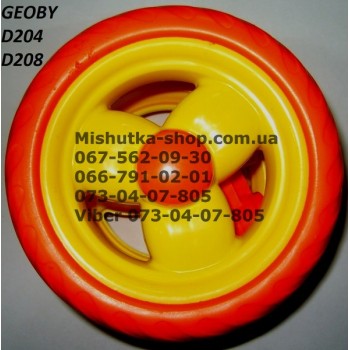 Блок переднього колеса до коляски Geoby D208 (оранж) (145*7) (17375)