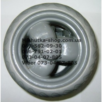 Блок переднього колеса до коляски Geoby D208 (темн. сірий-сірий) (145*7) (28115)