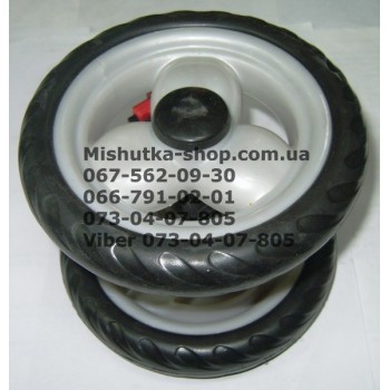 Блок переднього колеса до коляски Geoby D208, D205, D209, D388 (білий) (145*7) (28400)