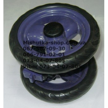 Блок переднього колеса до коляски Geoby D208, D204, D205, D209, D388 (фіолетовий) (145*7) (28402)